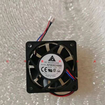 全新原装台达 AFB0624MB 6015 6CM/厘米 24V 0.10A安川变频器风扇