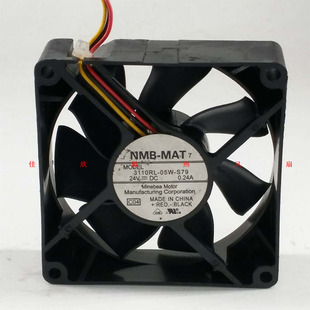 8CM 25MM 05W 液压散热风扇80 8025 0.24A 24V S79 3110RL NMB