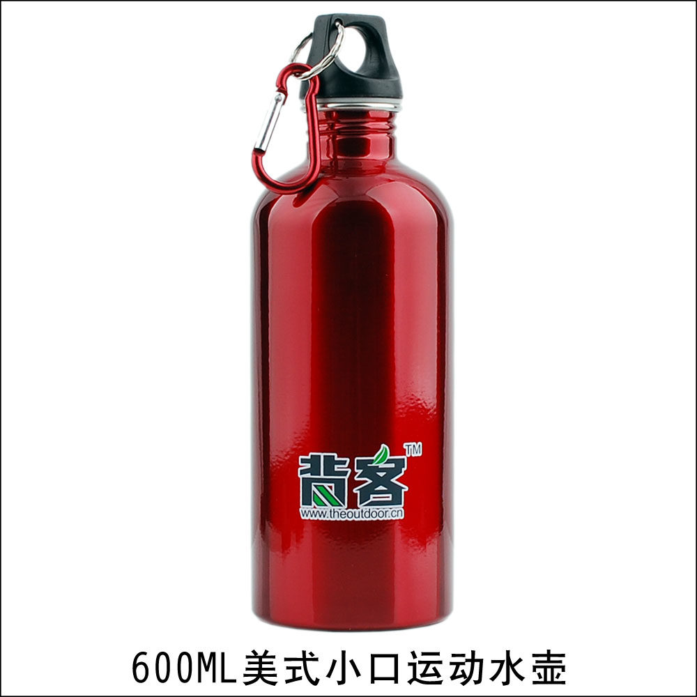 背客户外儿童600ML超轻便携美式小口单层不锈钢运动水壶水杯