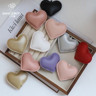 七色堇 皮革爱心鲜花包装装饰品礼物装饰DIY手工花艺花店装饰材料