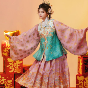 锦瑟衣庄“百钱衣”新年贺岁款明制汉服女款贴里比甲