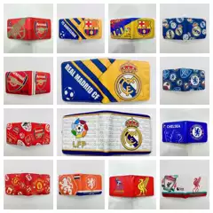 Football Club Coin Purse, Club Team Icon Pu Short Style 80% off Coin Purse Leather Wallet Card Holder for Men