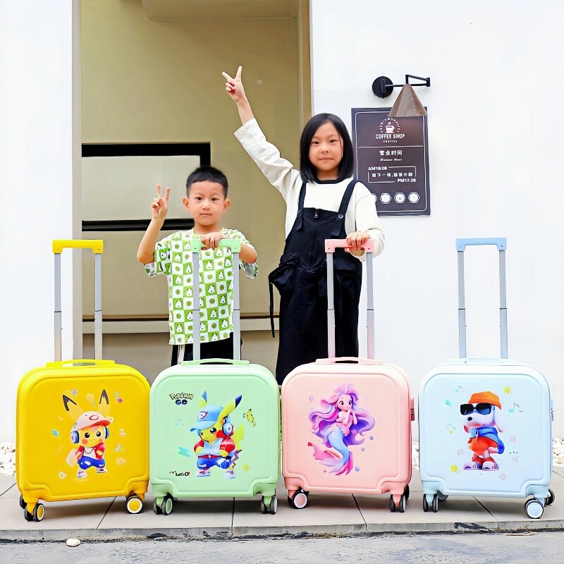 儿童可骑行李箱18寸小型带娃可坐登机箱拉杆箱男女童旅行箱20寸