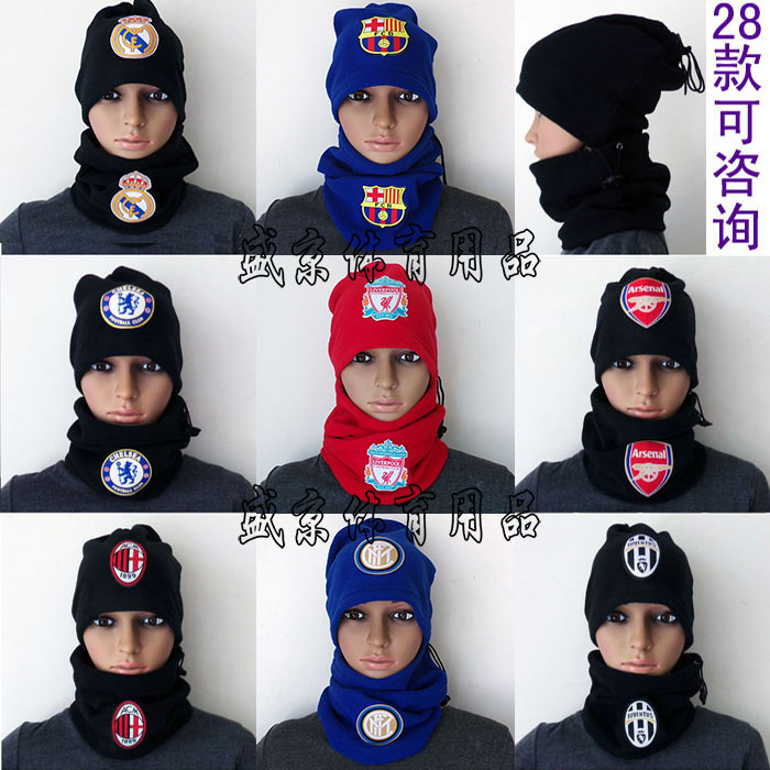 葡萄牙面罩C罗围巾尤文图斯脖套尤文面巾球队口罩J罗训练抓绒帽子
