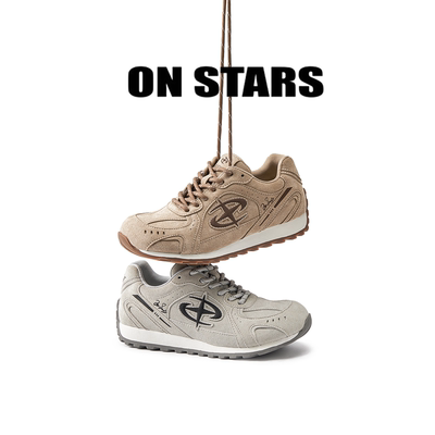 ONSTARS 2025年秋冬新品翘头阿甘鞋配阔腿裤美拉德休闲鞋子情侣款