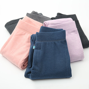 秋冬校服神器打底棉裤 儿童羊毛蚕丝秋裤 加绒加厚高腰男女童保暖裤