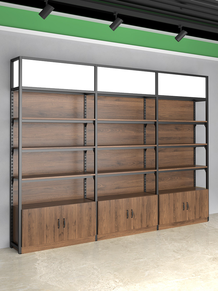 超市货架展示架多层存储架零食宠物店产品容器展示柜母婴店展示柜