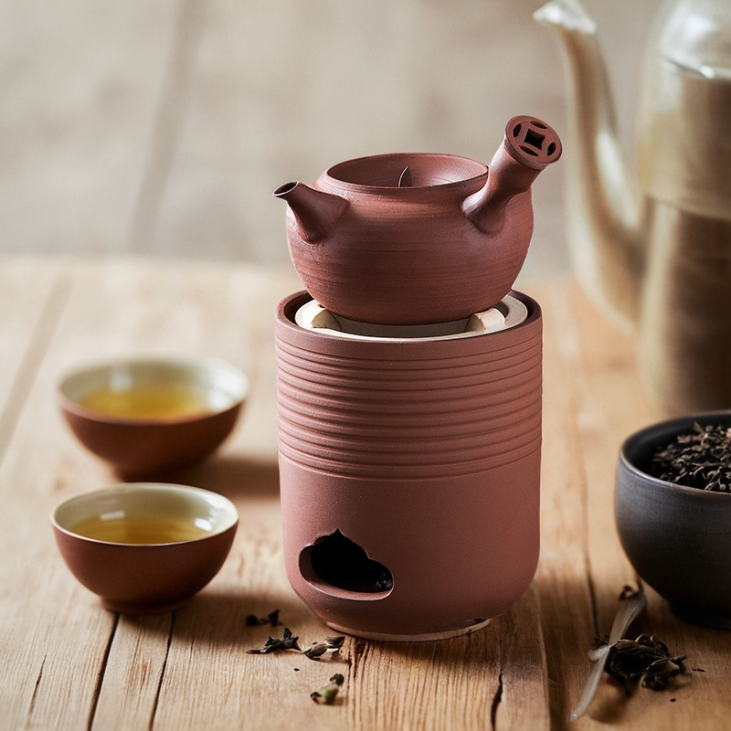 一衍堂围炉煮茶茶具红泥砂铫壶煮水壶烧水壶陶瓷粗陶侧把炭炉套装,餐饮具,煮茶炉,淘宝优惠券,粉丝福利购,淘宝优惠卷