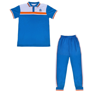 广州番禺区初中生校服外套男生女生长袖套装短袖t恤夏款中学生薄