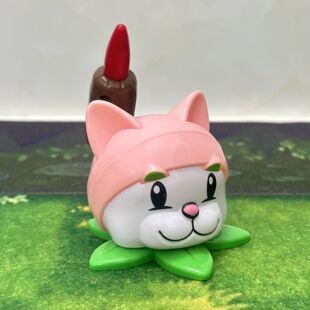 正版植物大战僵尸玩具猫尾草男孩女孩节日礼物手办模型车载摆件