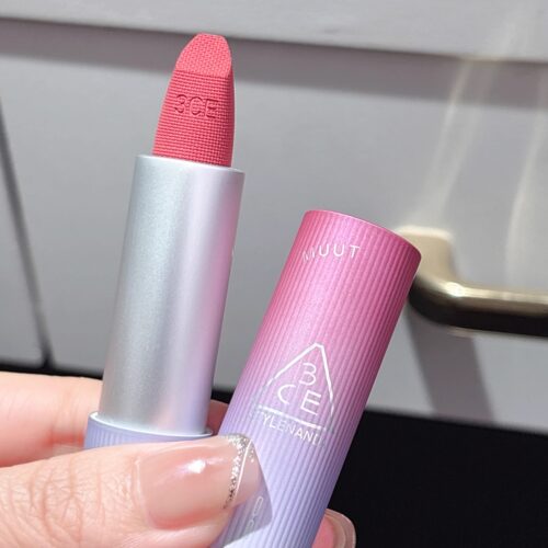 3CE唇绒MUUT限定彩片系列拥抱口红滋润哑光唇膏12HUSH ROSE粉雾海