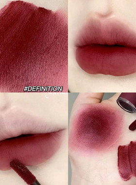 特价 3ce丝绒唇釉哑光雾面口红DEFINITION枯木赤陶玫瑰紫红棕清冷