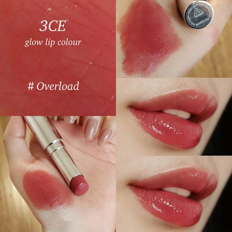 现货丨新品3ce银管口红滋润果冻smoky red水感overload/sweetner