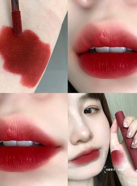 特价 3ce丝绒唇釉雾面哑光口红SPEAK UP复古红梨显白红棕色黄皮