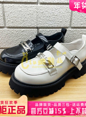 正品Kiss Kitty女鞋促销春季新款一字带粗跟圆头单鞋SA43165-81