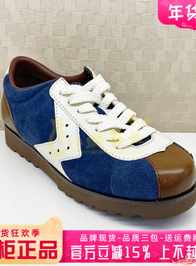 正品莎莎苏2026春款板鞋增高运动休闲鞋复古拼色德训鞋ZA65522-41