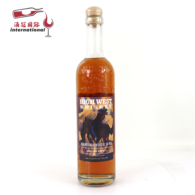 洋酒美国海威黑麦威士忌酒