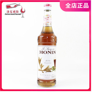 莫林MONIN麦芽啤酒花风味糖浆玻璃瓶装700ml咖啡鸡尾酒果汁饮料