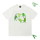 2025夏季 T恤 小青蛙oversize简约百搭ins短袖 新款 可爱创意跳舞