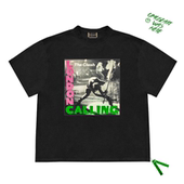 欧美高街潮牌朋克摇滚The Clash碰撞乐队短袖 T恤男宽松oversize潮