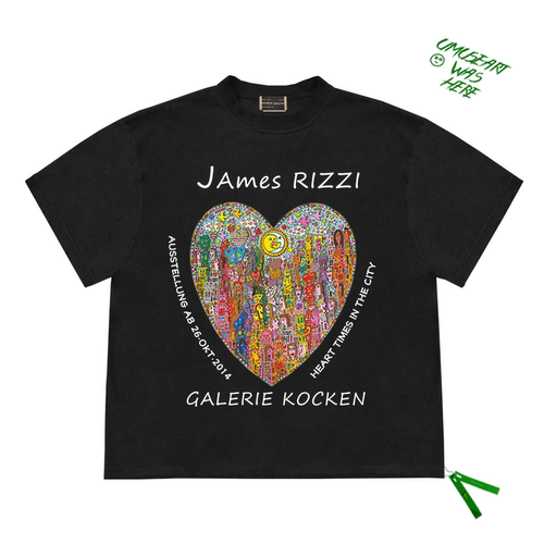 jamerizzi詹姆斯心形半袖夏装