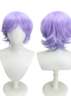 【烈火】扭曲仙境 小美人鱼 epel cos假发 紫色渐变 卷发