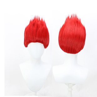 【烈火】 切岛锐儿郎 红色手工造型冲天造型动漫假发