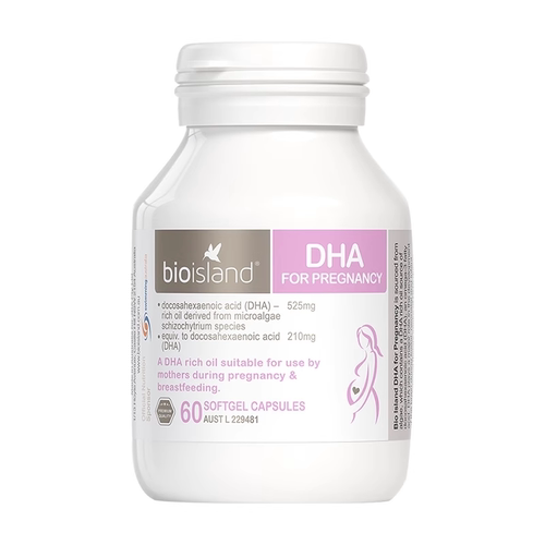 【全球购严选】bioisland/佰澳朗德澳洲孕妇海藻油DHA哺乳期60粒