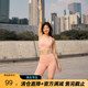 健身裤 带胸垫内衣瑜伽女提臀紧身五分裤 亮色运动套装 AlphaGym美式