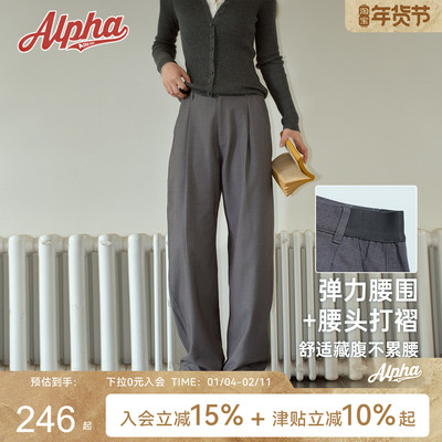 含羊毛月牙弯微微弯刀裤AlphaGym