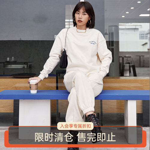 套头衫alpha欧美绣花加厚保暖