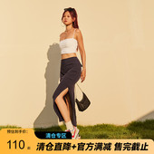 显瘦欧美ins长裙 修身 AlphaGym山系露营速干工装 半身裙女秋季