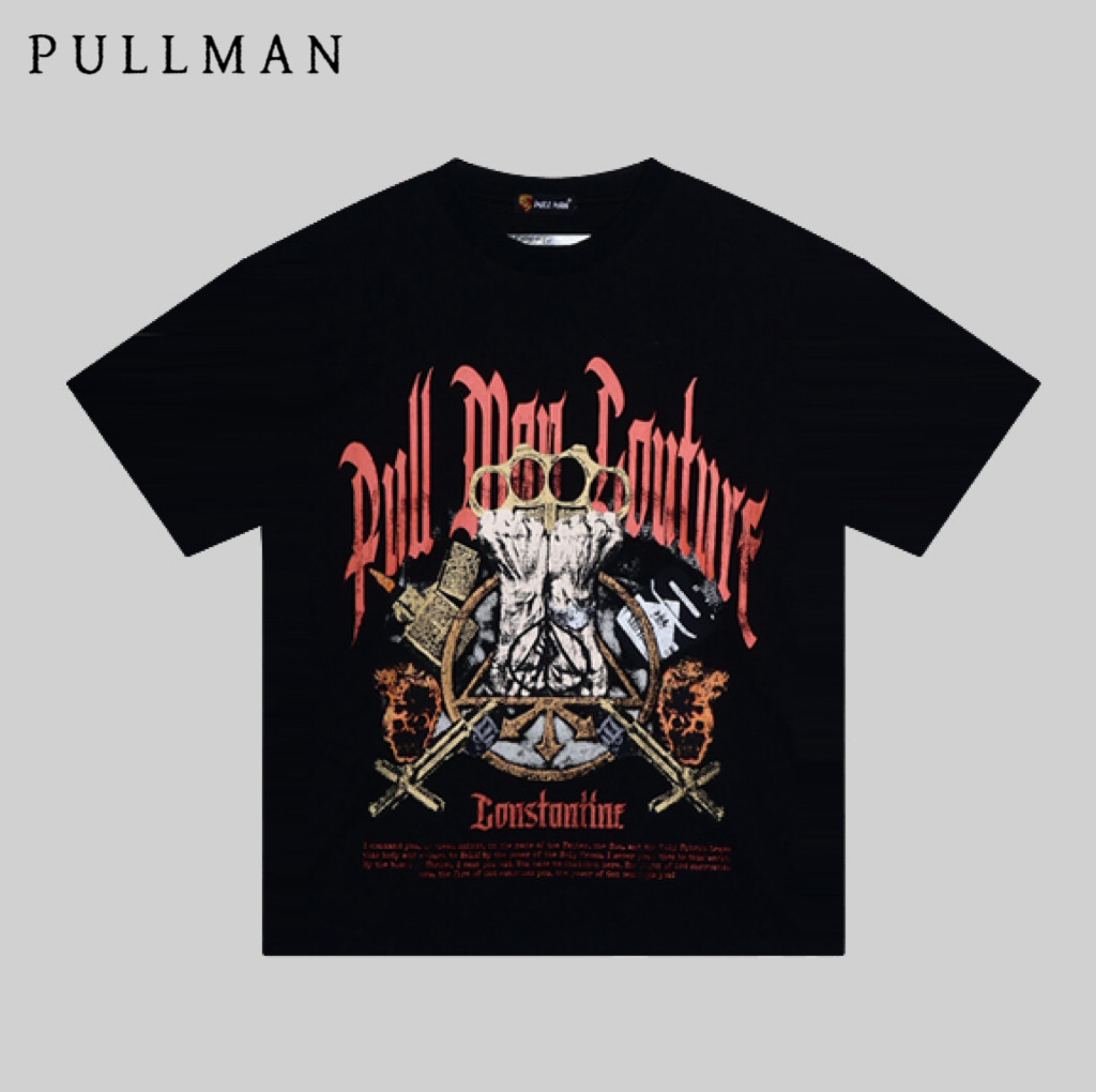 PULLMAN潮牌T恤300克纯棉