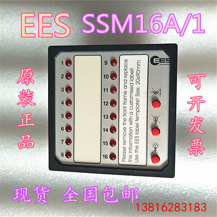 全新原装进口 英国EES SSM16A/1 模拟功率表 电压表
