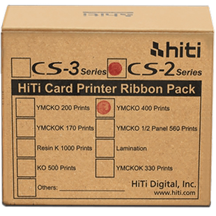 hiti呈妍证卡打印机cs200e工作证工牌打印机220e卡片PVC门禁制卡设备260e色带组合