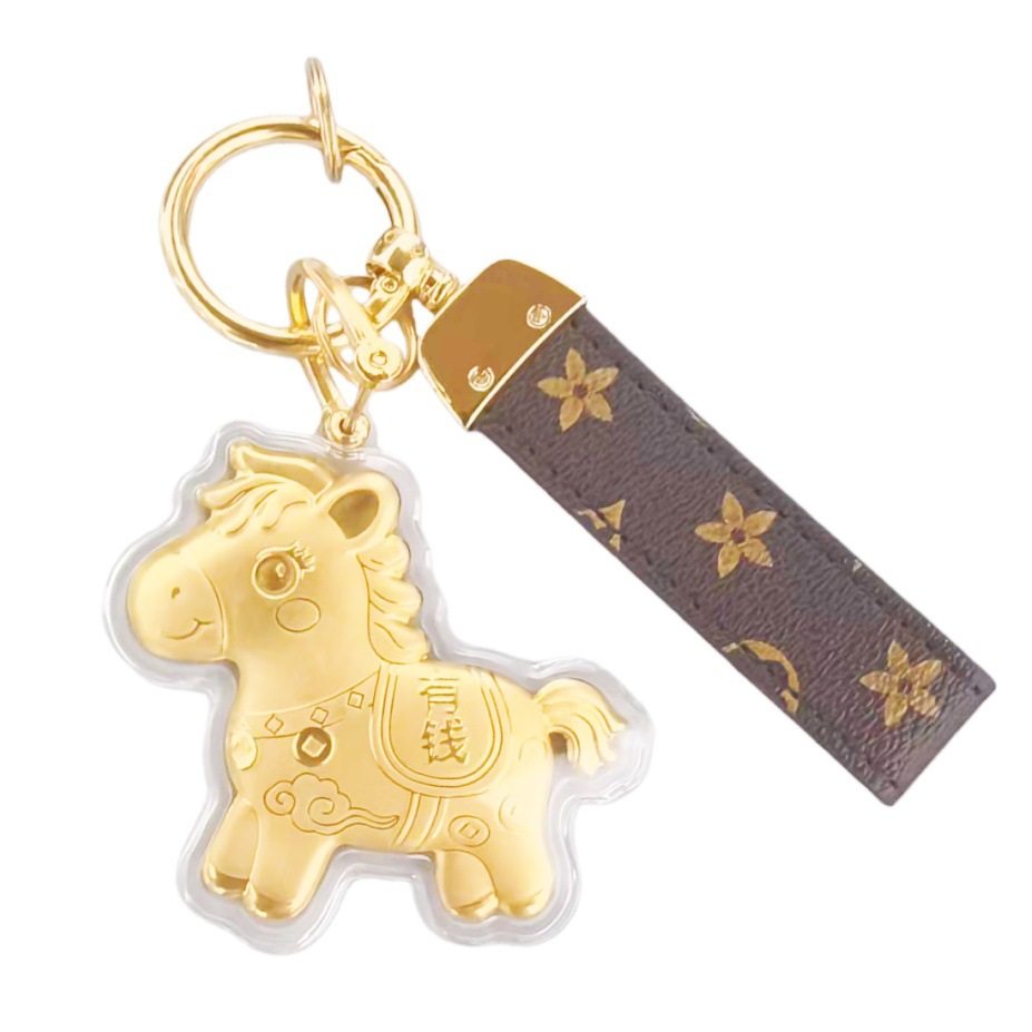 马上有钱手绳钥匙扣挂件