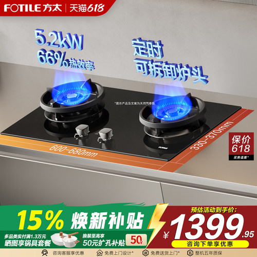 双灶独立定时煤气天然气家用