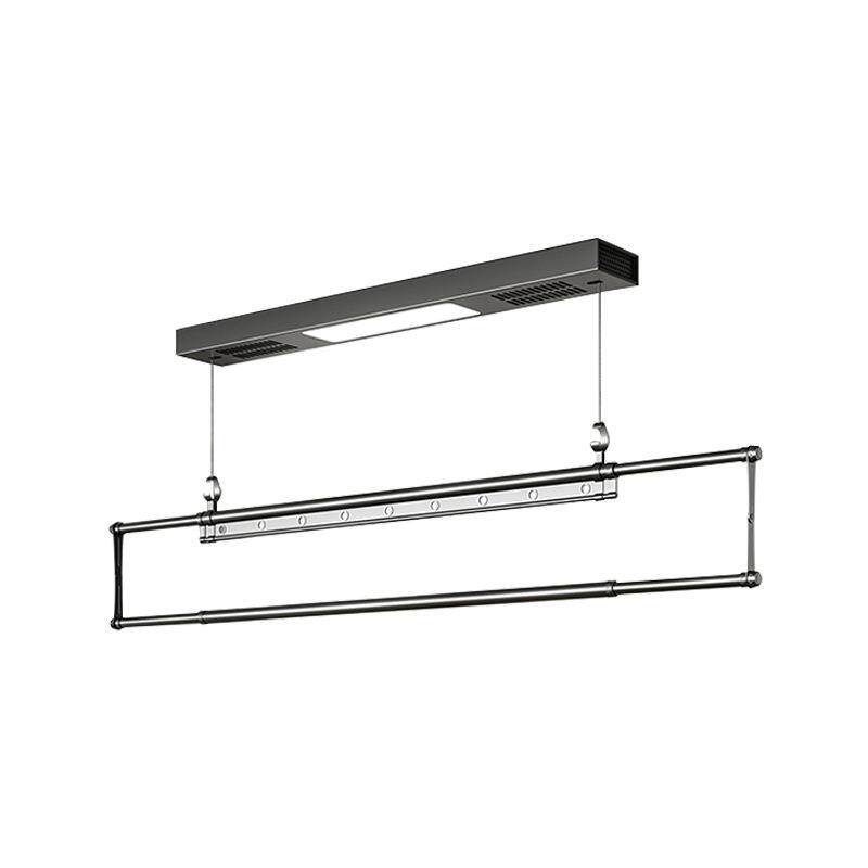 小户型电动晾衣架遥控升降器晾衣杆晒被晾晒杀菌烘干智能升降