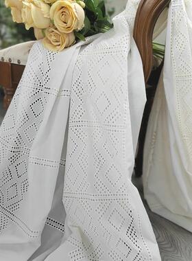 EG-190045裙边绣花绣花布刺绣棉布绣花花边蕾丝水溶绣