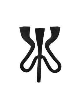 北欧创意几何铸铁烛台装饰摆件客厅餐厅酒店样板间软装家居装饰品