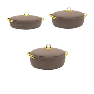 外贸非洲Heatpreservationbox2L2.5L3L外贸3PCS套装 蛋型保温盒