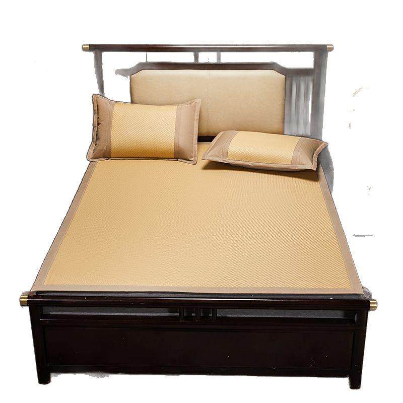 高端PE藤席加厚凉席三件套可清洗夏季双人床空调席厂家直销可