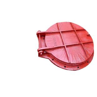 铸铁拍门浮箱铸铁圆拍门防倒灌复合材料钢制拍门污水管道侧翻拍门