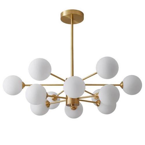 魔豆吊灯北欧现代简约主卧分子灯极简轻奢黑色灯具新款客厅泡泡灯