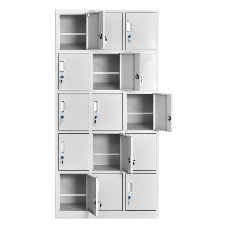 工钢铁皮更衣制9门十二15门带隔板更衣柜柜员储物柜门车间带锁铁