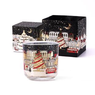 厂家现货供应玻璃杯玛莎平替蜡烛光控热感应节日礼品香薰蜡烛