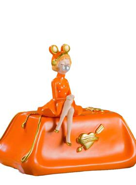 创意高颜值餐巾纸盒摆件高档客厅茶几办公室吧台桌面收纳盒装饰品