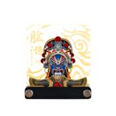 国潮文创旅游纪念品川剧变脸立体便签手撕纸雕便签本脸谱桌面摆件