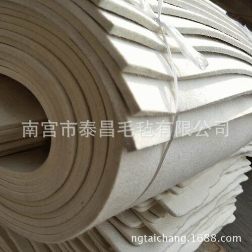 厂家直供工业毛毡不锈钢板镜面抛光羊毛毡毛毡垫抛光毛毡