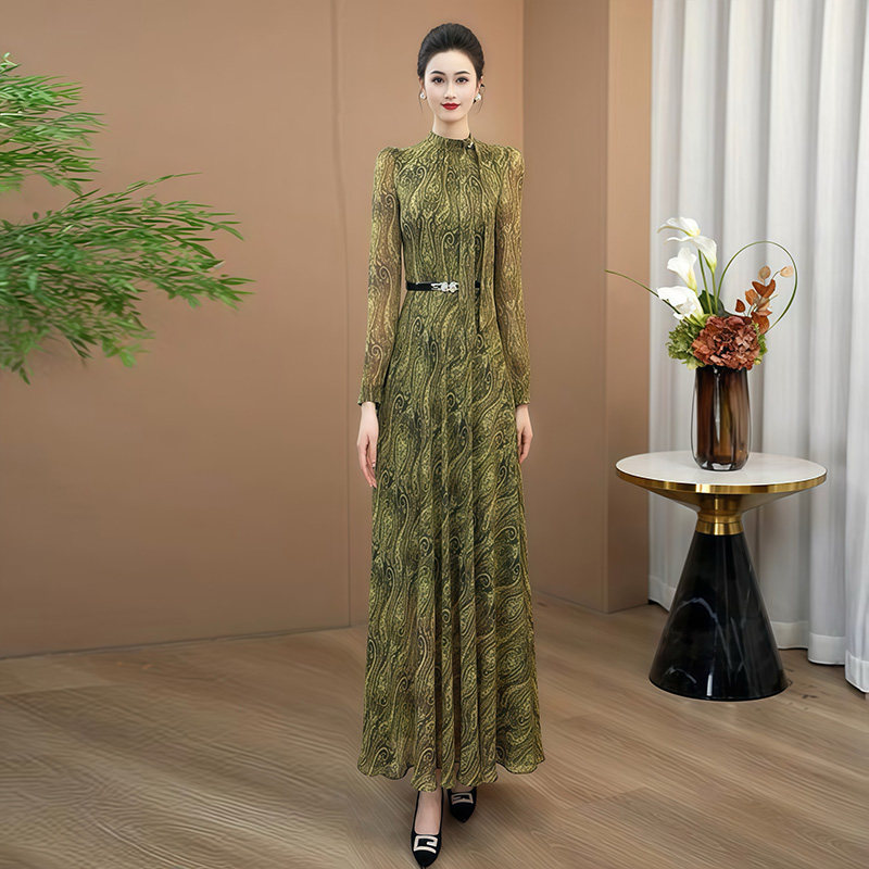 初夏2026新款雪纺显瘦气质连衣裙